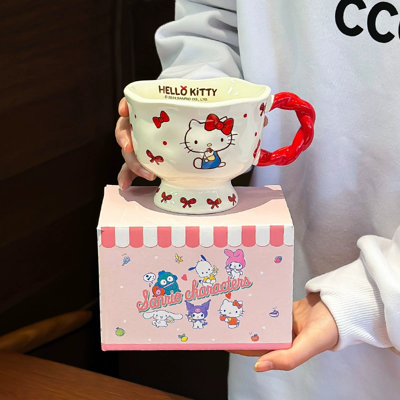 Кружка Sanrio Hello Kitty, подарок на день рождения, сувенир для пары, стильная чашка для девушки