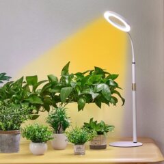 着地LED植物補助灯160mm天使環全スペクトル室内花卉照明灯アマゾン人気