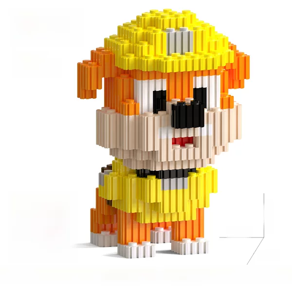 Xinzhe Building Blocks Suction Cup Creative Cartoon Ornaments Assembled Building Blocks Toys for Children
