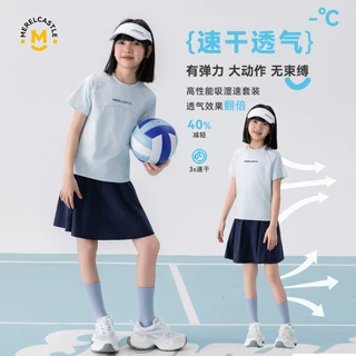 女童夏套装2026新款女孩儿童运动宽松休闲韩系穿搭大童速干衣薄款