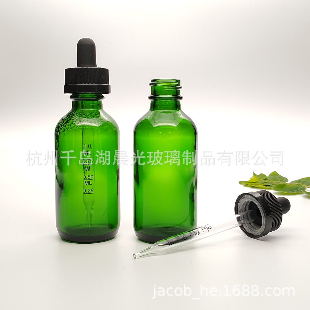 2oz绿压旋滴管盖