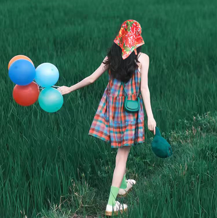 大花小方巾主图