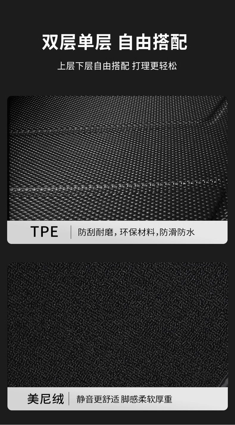 Suitable for Haver Big Dog Foot Mat tpe Car Foot Mat Encloses 24 Border Animal Husbandry Generation Original Rice Grain Tpe Foot Mat