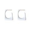 Universal fashionable small retro square earrings, simple and elegant design