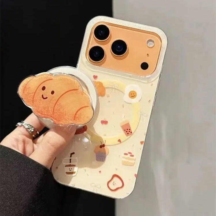 Cartoon Suitable for Samsung S23Fe Mobile Phone Case S25Ultra/S24Plus Double-Layer Magnetic Suction 3 Apple 17Promax Cartoon Suitable for Samsung S23Fe Mobile Phone Case S25Ultra/S24Plus Double-Layer Magnetic Suction 3 Apple 17Promax