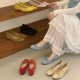 Inner Height Retro Red Single Shoes Women's Shoes 2025 New Spring French Pink Ballet Gentle Evening Shoes