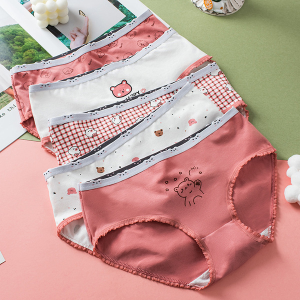 Cotton cartoon brand trousers for students