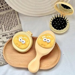 迷你奶呼呼按摩氣墊梳子學生可愛少女捲髮氣墊梳女便攜隨身小梳子