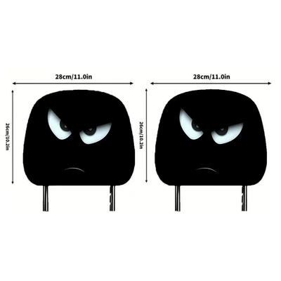 Universal seat cover: Headrest Protective Cover Oil-Proof - 12-double-sided-printing-1pc-26cm28cm