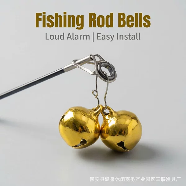 Quick-Release Bell for Sea Fishing Rod, Outdoor Fishing, Sea Fishing String Hook, Iron Clip Alarm, Casting Rod Bell