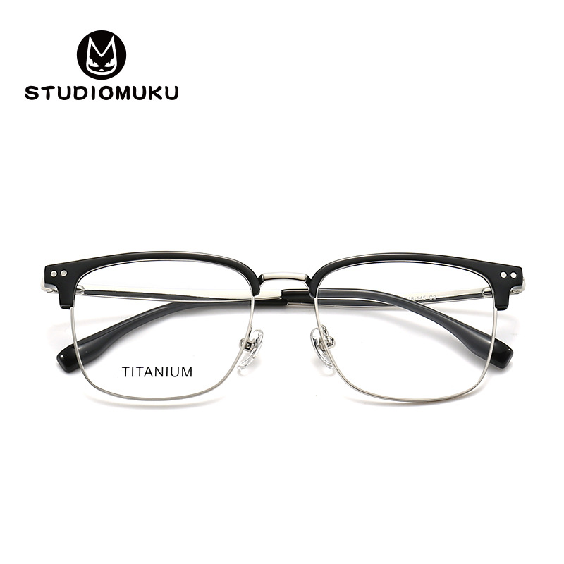 Gafas de madera STUDIOMUKU Un par de monturas de gafas que pueden modificar la imagen de la élite empresarial de la cara