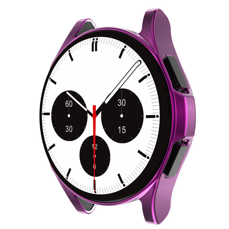 Samsung Galaxy Watch4 Classic Protective Case Is Suitable for Samsung Watch4 Electroplated Tpu Cut Out Case