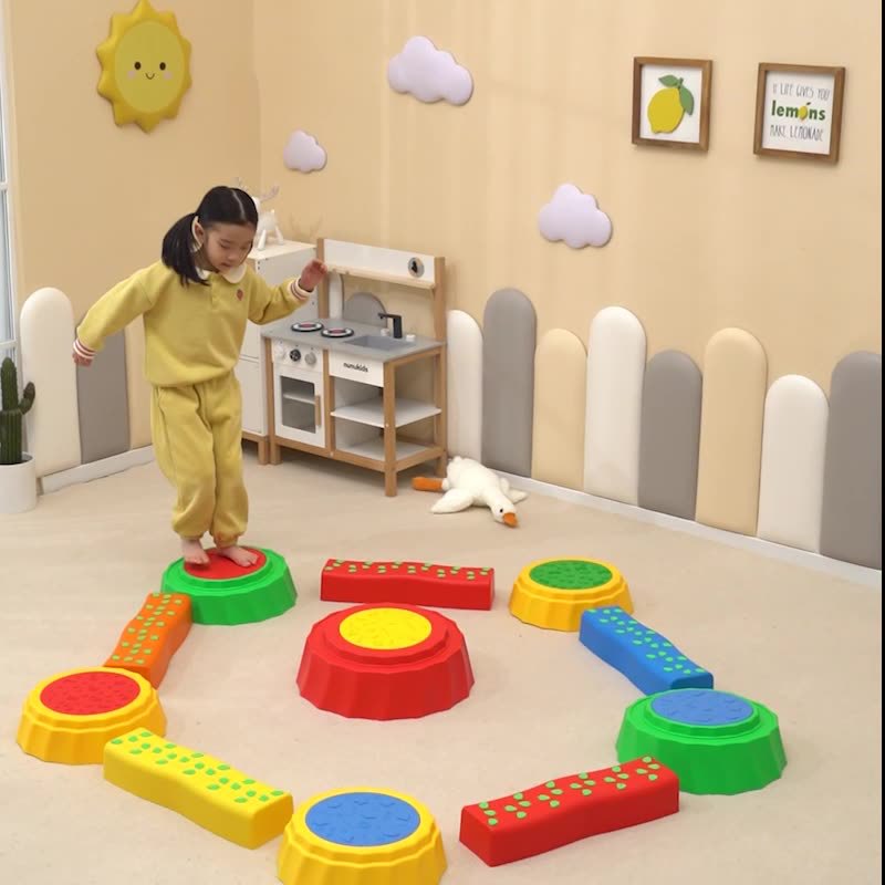 Toque de árbol Puente de una sola tabla Jardín de infancia Equipo de entrenamiento de integración sensorial para niños Movimiento de equilibrio Tapón de equilibrio Juguetes domésticos de madera