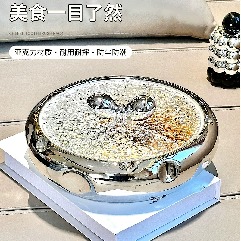 Моделирование бант пластиковый аксессуар с гальваническим галстуком-галстуком бумажная ткань лоток для ювелирных изделий коробка для хранения аксессуаров стакан для украшения