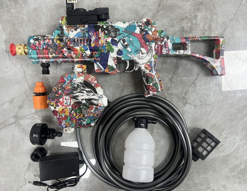 Transfronterizo AK lavado de automóviles de alta presión gran pistola de agua con tubería de bombeo portátil de aspersión de agua de gran capacidad de la red