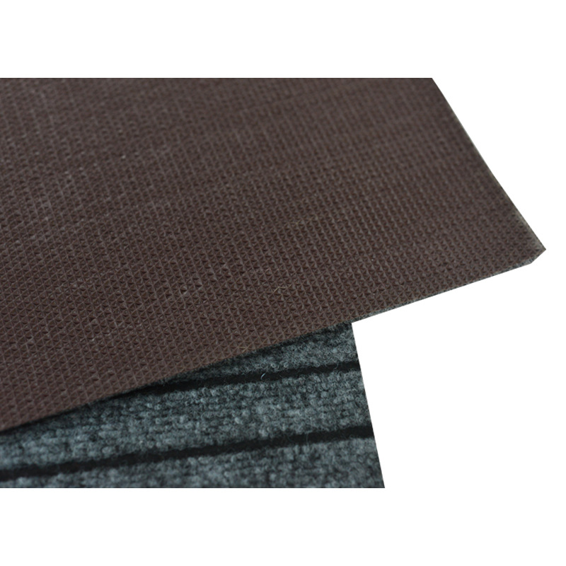 Cocina de drenaje de siete rayas alfombra de piso de corte de costura lavable PVC inferior hogar Baño alfombra de piso