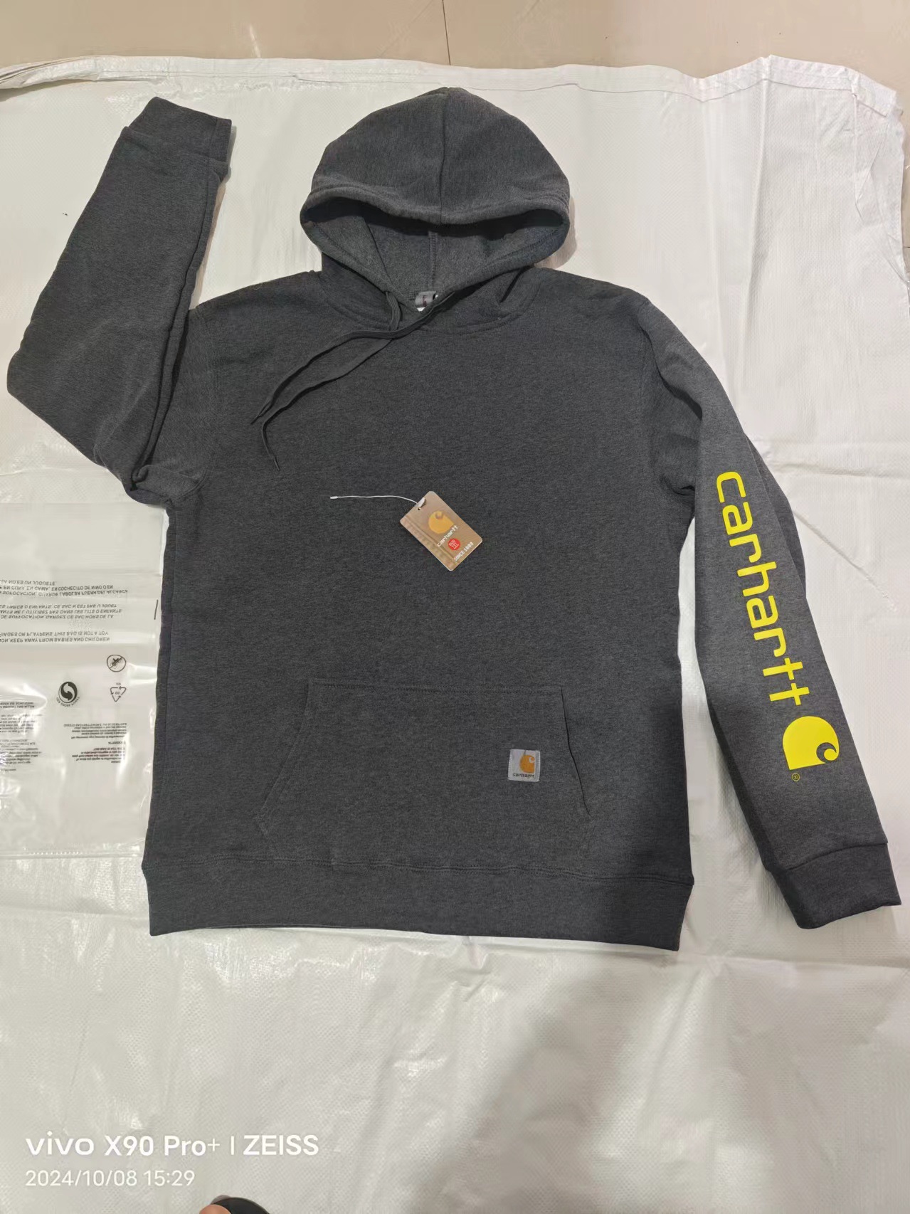Sudadera con Capucha Carhartt de Moda Europea y Americana, Superventas en Amazon, para Hombre y Mujer, Venta al por Mayor del Fabricante