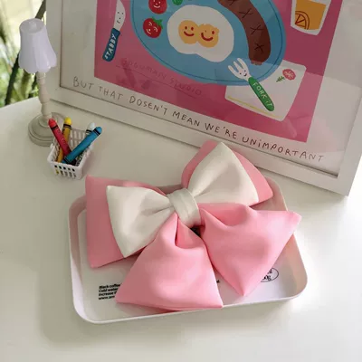 seat bow decoration can be – Other Electric Vehicle Accessories - pink-and-white-color-matching
