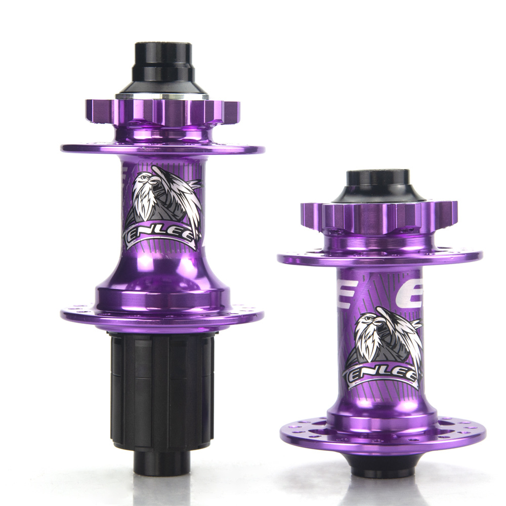 ENLEEMountain Bike Flower Drum4 Bearing Sealed Bearing Accessories32 Holes8-11 Speed72 Ring Colorful Flower Drum