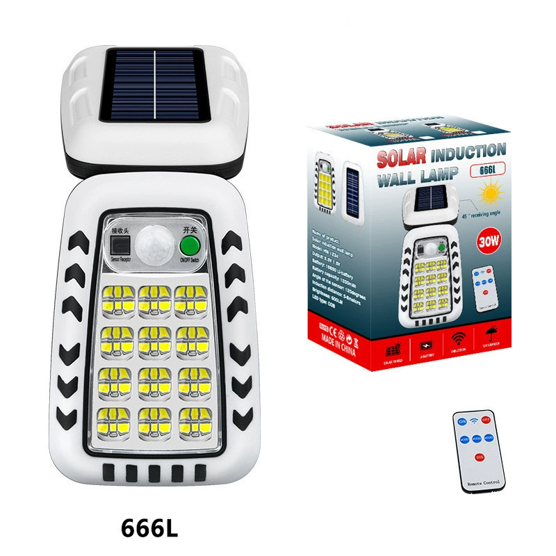 Travel sconce solar-powered, wall spotlight for gazebo, remote control