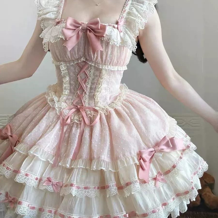 Кукла Xiaofudi Heartbeat, оригинальное балетное платье с юбкой для торта, платье Лолиты, Юго-Восточная Азия, персонализированное уличное другое
