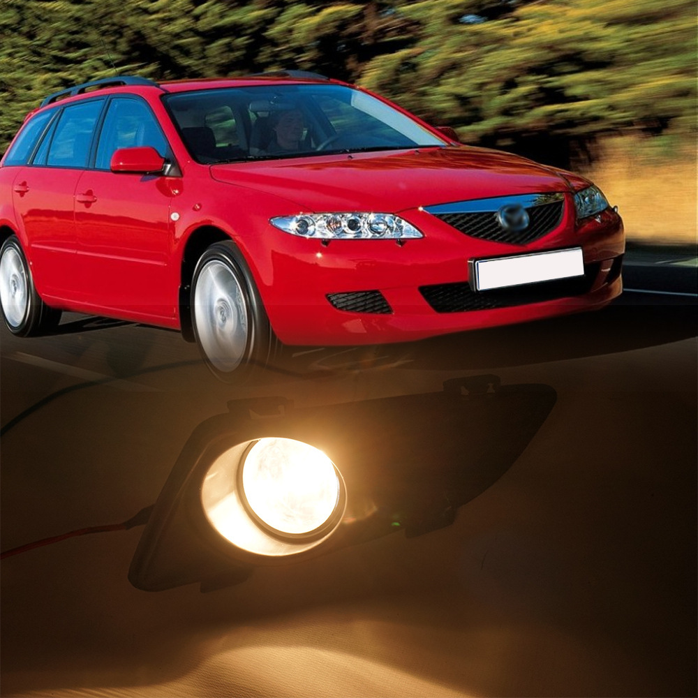 Aplicable a Mazda 6M6 03-05 Maliu Ma6 conjunto de lámpara de niebla, lámpara de niebla, lámpara de barra delantera, lámpara de colisión