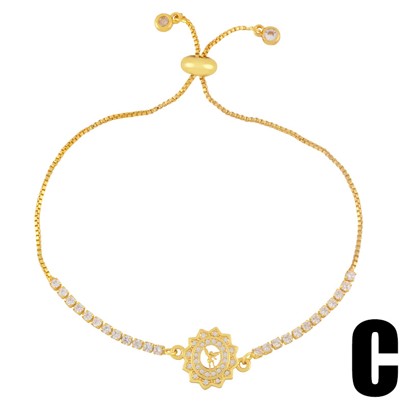 Halloween ghost zircon fashion bracelet wholesale jewelry Nihaojewelry