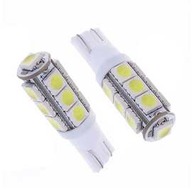 汽车LED灯 T10 5050 13SMD LED示宽灯 W5W led阅读灯 仪表灯 高亮