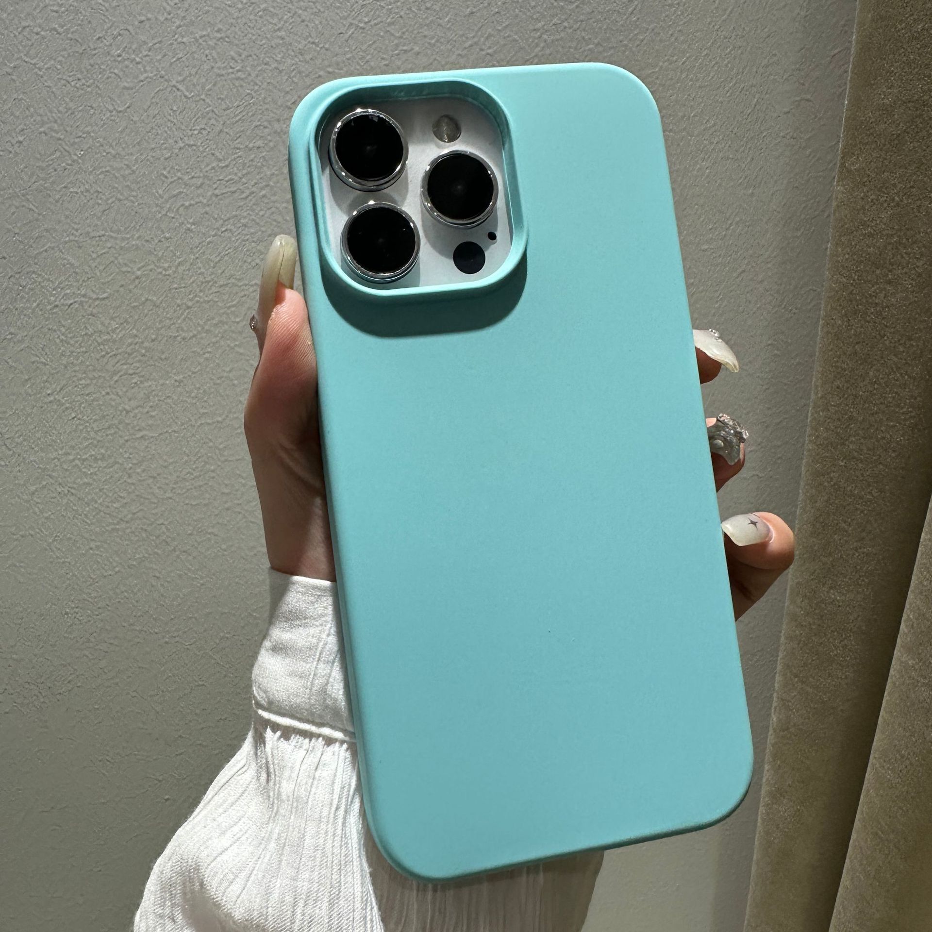 Adecuado para iphone12 funda de silicona líquida Apple 11pro piel sensación esmerilado 12max con LOGO pelusa teléfono caso