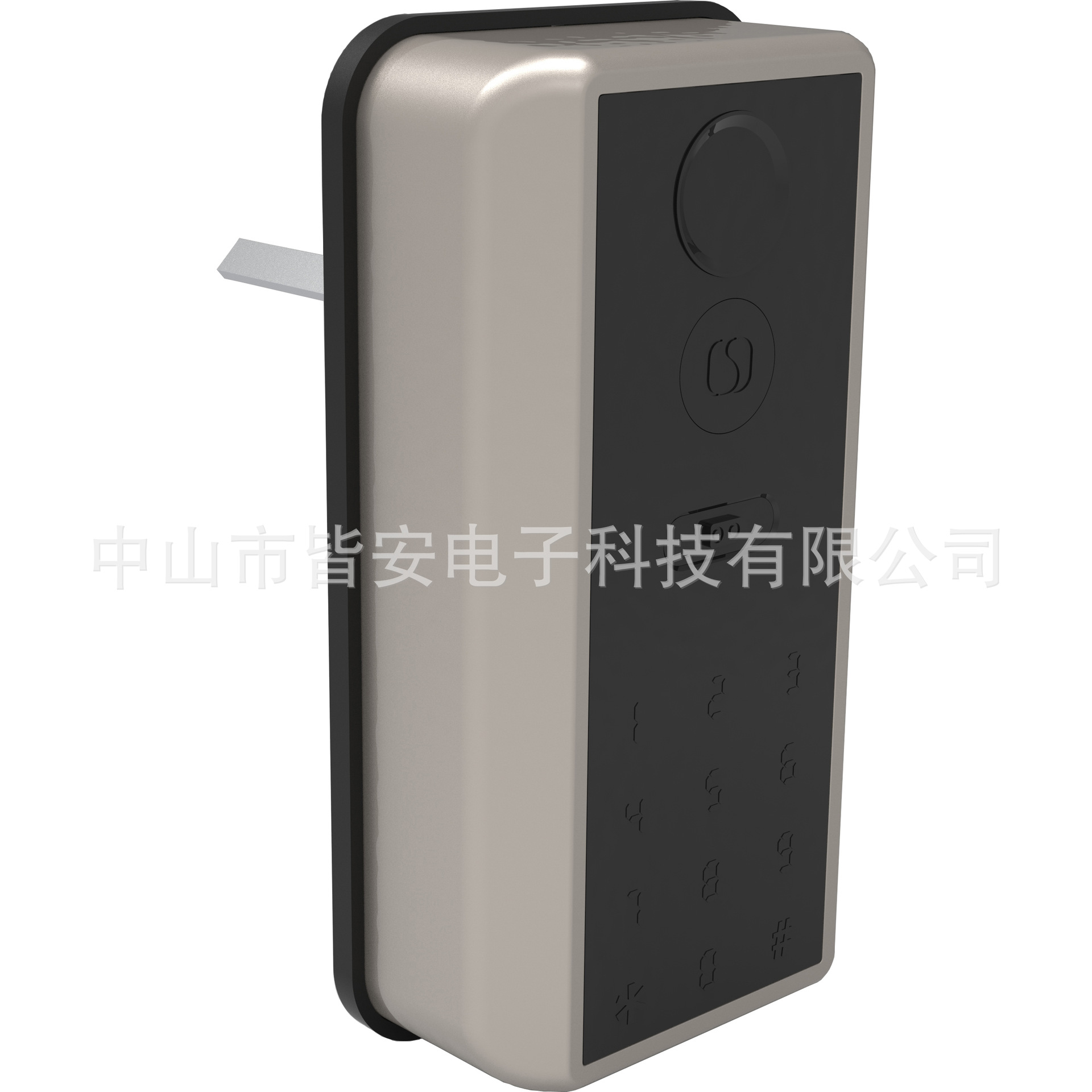 海外仓代发自动关门上锁呆锁闭锁通通锁APP涂鸦APP无线滚码