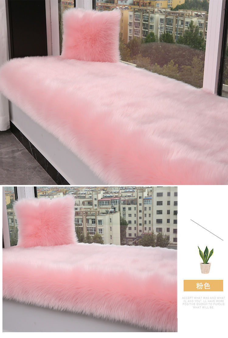 New Chinese-Style Large Red Chair Cushion, Faux Cashmere Door Mat, High-End Blue Carpet for Living Room Decoration and Grand Opening