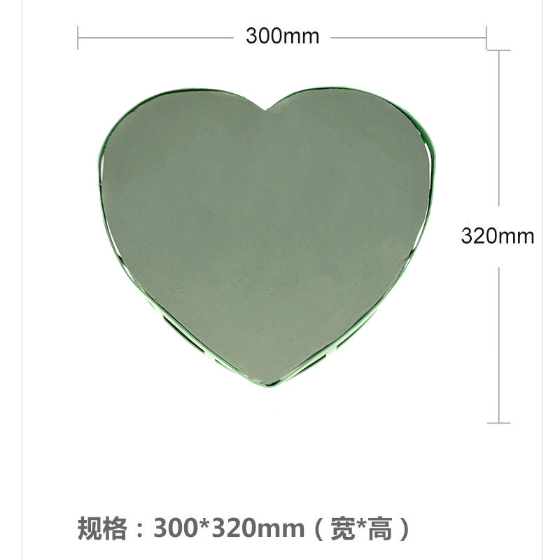 중간 사랑의 하트(+꽃 진흙) 약 30cm개