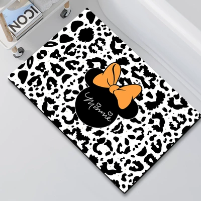 Avtomobil döşəmə paspasları — Dry and Wet - bathroom-mat-mickey-leopard-4060cm