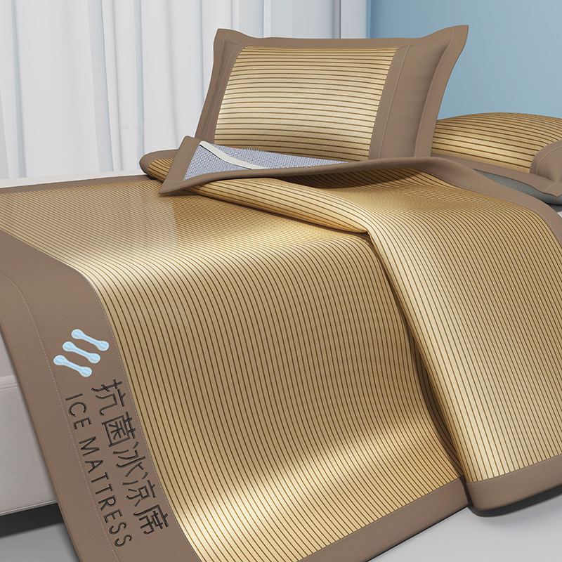 항균 아이스 매트-다크 브라운