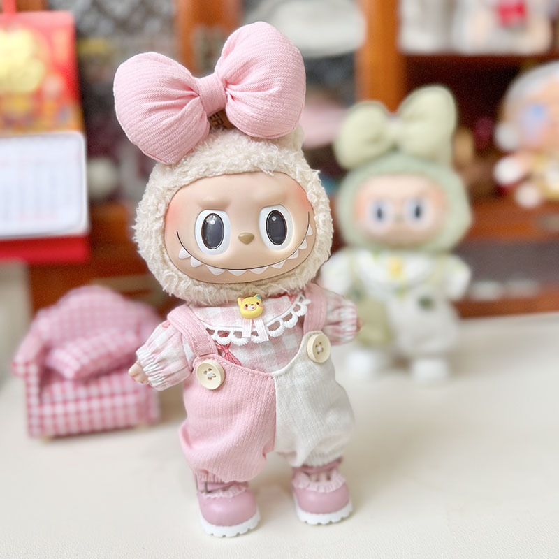 仅衣服] 一/二代La布布衣服挂件拉布布坐坐派对娃衣挂件草莓熊萌|undefined