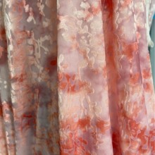 韩国绒丝绒针织弹力烧花烂花面料舞蹈服连衣裙旗袍面料