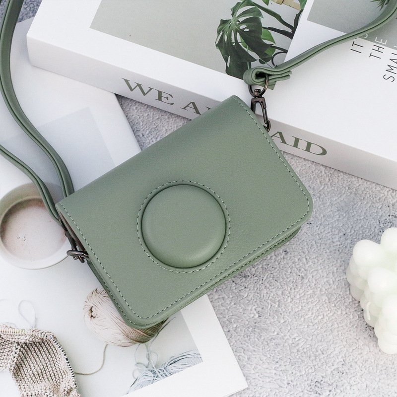 Neutral Kodak Polaroid Bag H35/F501/F9 Film Solid Color Fitted Storage Bag Retro Camera Bag High-End Neutral Kodak Polaroid Bag H35/F501/F9 Film Solid Color Fitted Storage Bag Retro Camera Bag High-End