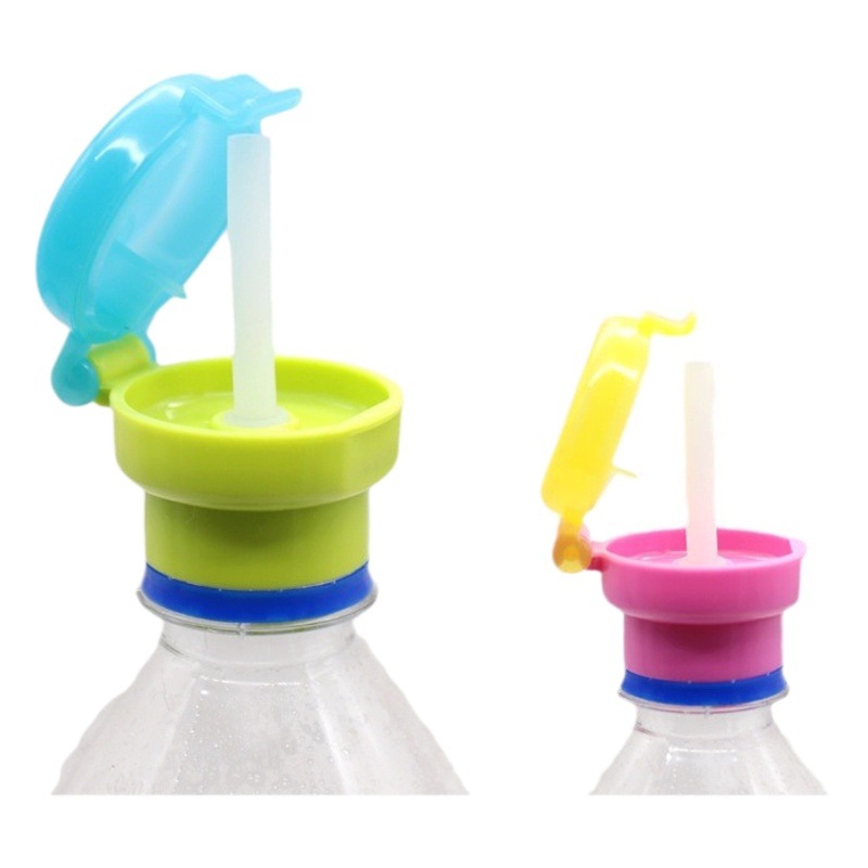Estilo de gato transfronterizo con tapa de paja de botella Tapa de conversión Botella de bebida Tapa de bebida antiasfixia Tapa de bebida de botella Tapa de pajita de alimentación para bebé