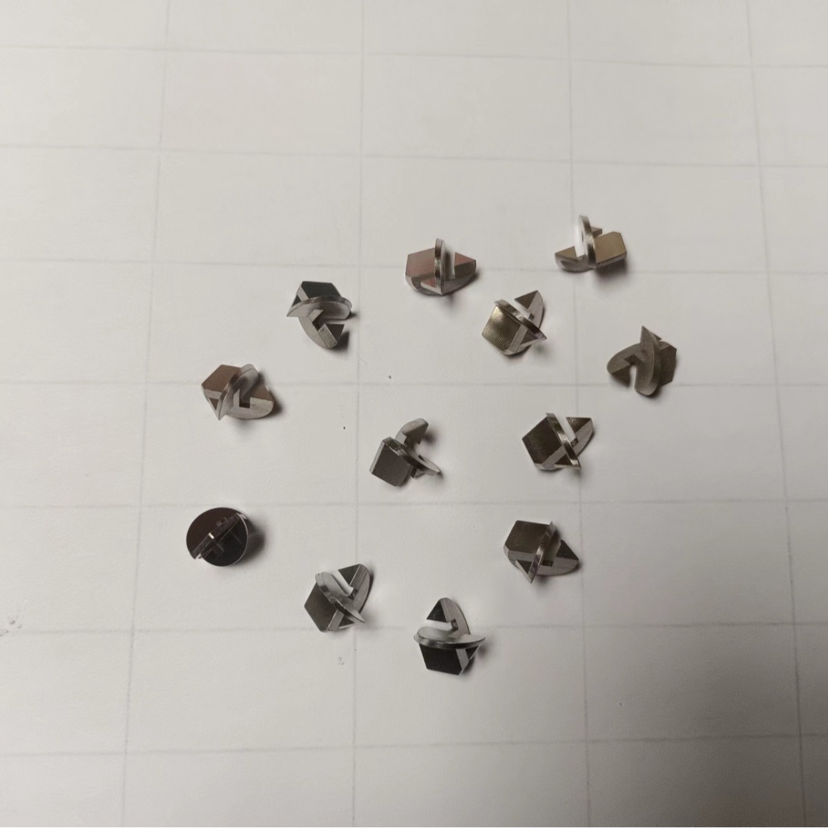 不锈钢实心喷头喷嘴喷芯   叶片 稳流叶片8字叶片