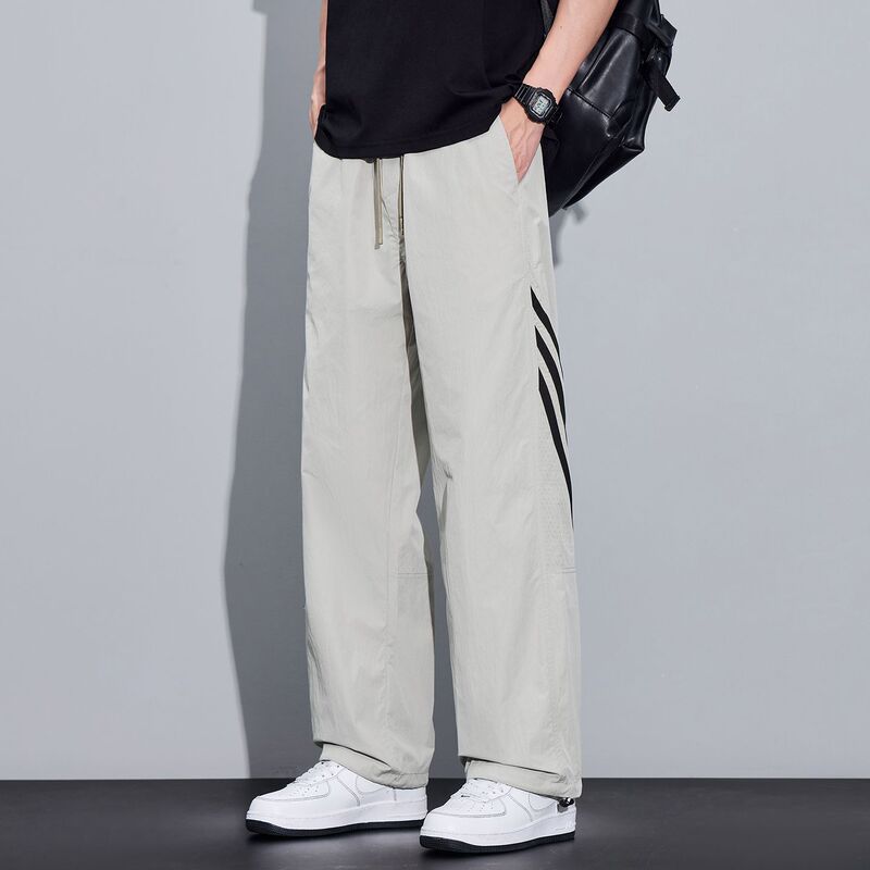Spring and Summer Hot-Selling Casual Pants for Men, Loose Fit, Quick-Dry, Sporty, Stylish Straight-Leg Pants for Teenagers Spring and Summer Hot-Selling Casual Pants for Men, Loose Fit, Quick-Dry, Sporty, Stylish Straight-Leg Pants for Teenagers