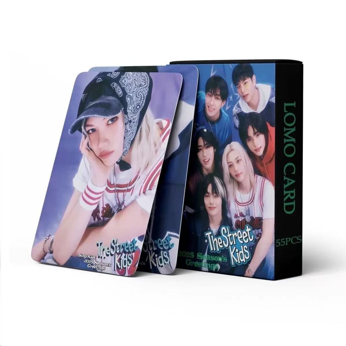 Cadena total de gran cantidad de nuevos productos en stock 55 tarjetas de álbum SKMyBreath KPOP estrella alrededor de la tarjeta de colección LOMO