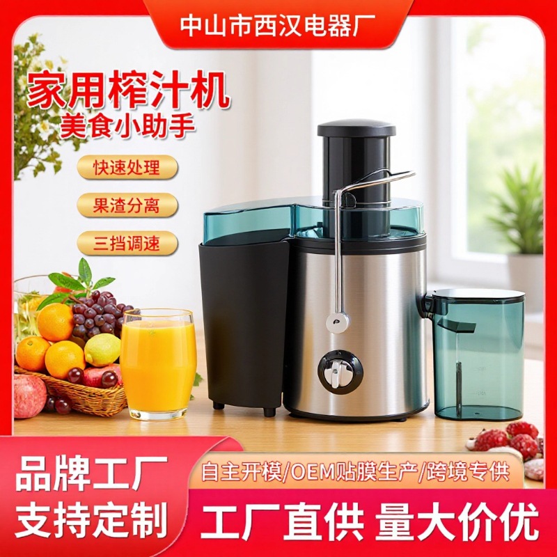 extrusor de jugo transfronterizo doméstico separación de jugo máquina de jugo máquina de frutas máquina de jugo pequeña máquina de cocción de frutas de gran calibre