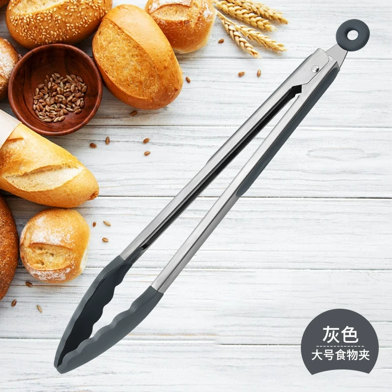 Производитель оптовый стейк клип BBQ зажим для горшочка, боковая еда зажим для выпечки силиконовый нержавеющая сталь кухня