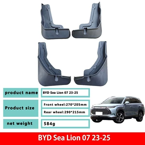Specifically designed for BYD Frigate 07 mud flaps, BYD Destroyer 05 original factory mud flaps