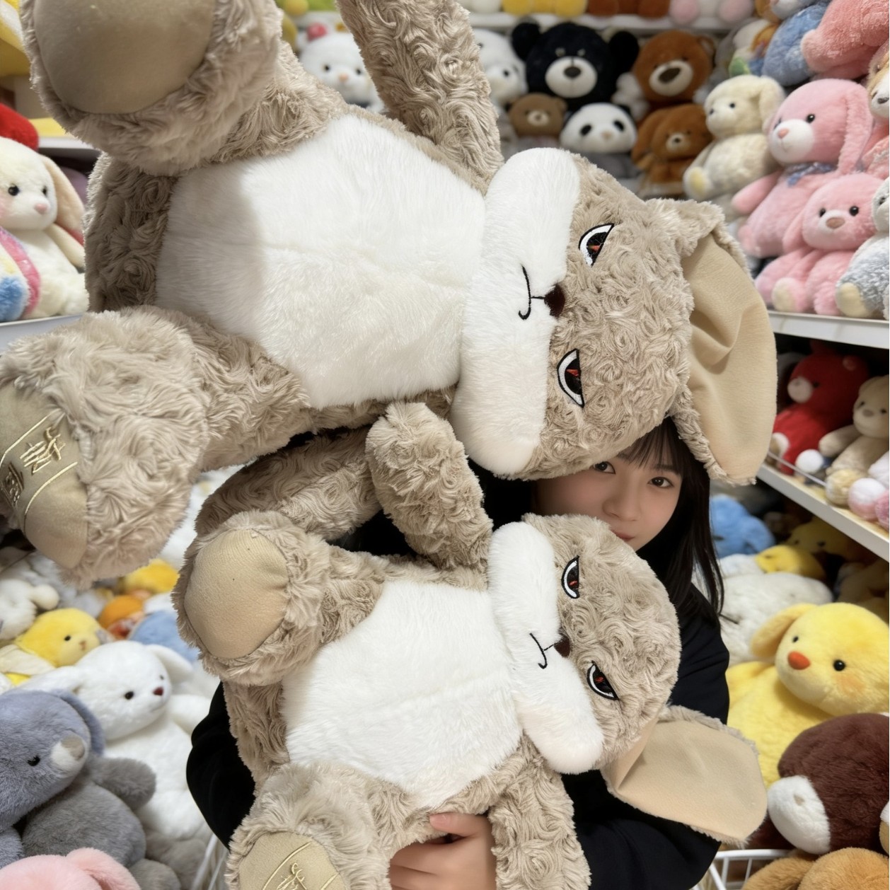 New Plush Doll Birthday Gift Internet Celebrity Bunny Plush Toy Rabbit Doll Comfort Doll Gift Foreign Trade