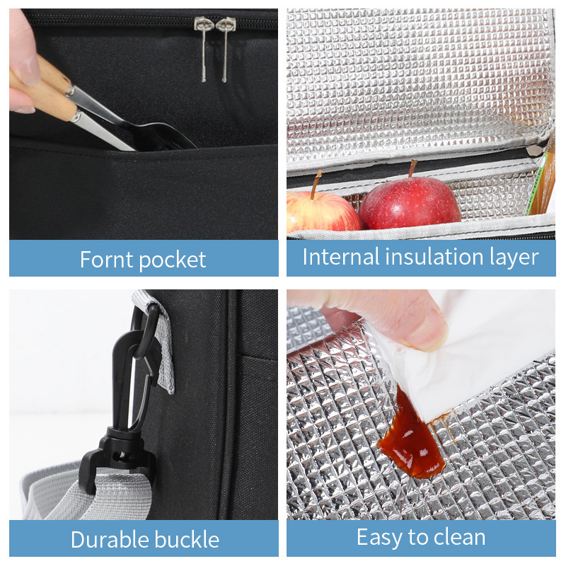 Fábrica directa nueva bolsa de aislamiento térmico bolsas de almuerzo portátiles de picnic bolsas de almuerzo bolsas de almuerzo bolsa de almuerzo