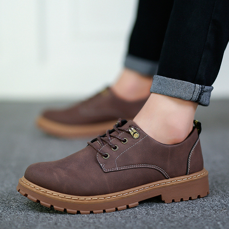 Boots Men's Autum Korean Style British Business Casual Men's Retro Workwear Large Leather Shoes Versatile Trendyy Boots Boots Men's Autum Korean Style British Business Casual Men's Retro Workwear Large Leather Shoes Versatile Trendyy Boots