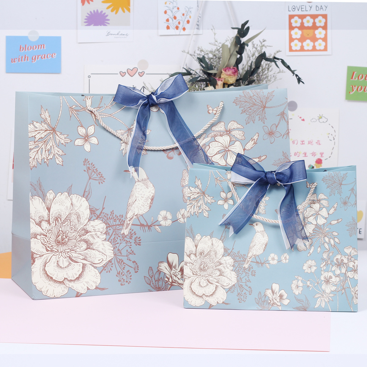 中秋节礼品袋满月包装回礼盒子宝宝儿童生日情人节七夕伴手礼纸袋