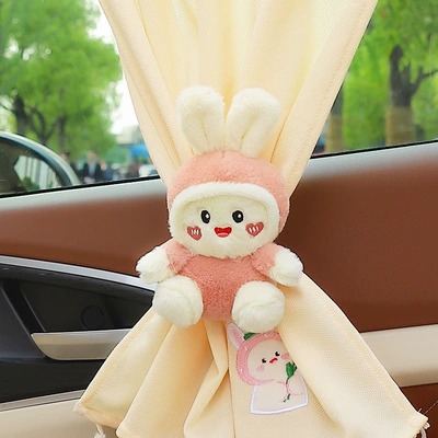 Sun shade, partition curtain car front and - little-rabbit-curtain-button