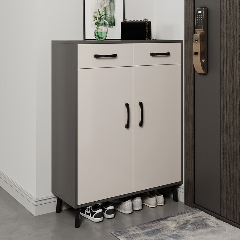 Shoe Cabinet for Home Entrance, Large Capacity Hallway Entryway Cabinet, New Economical Shoe Rack for Rental Housing